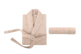 Mijölnir Juego de Albornoz y Toalla Rosa S/M